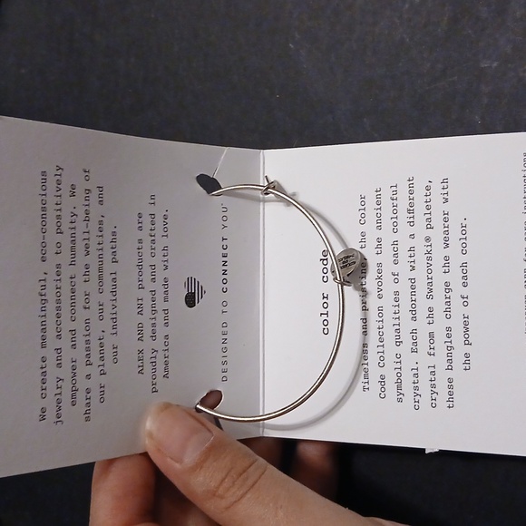 NWT Alex and Ani red magma crystal bracelet - Picture 3 of 6